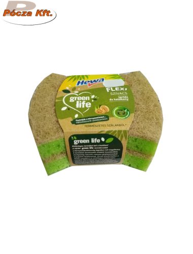 Mosogatószivacs green life Hewa 2db-os