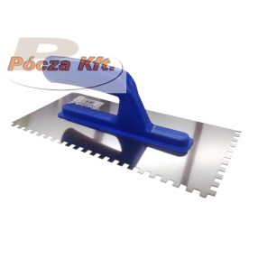 Fogazott simító RM 270x125mm  6mm műanyag nyéllel MALTR