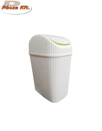 Szemetes billenős műanyag téglalap hasáb 2,5L 15x11cm