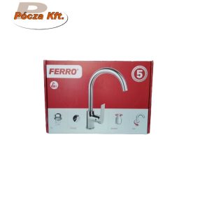   FERRO Zumba króm álló mosogató csaptelep flexi kifolyóval