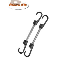 Gumipók 40x8mm 2db/csm fém-pvc horog szürke