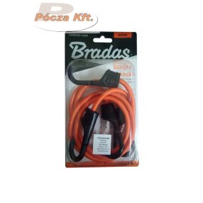 Gumipók 8mm/80cm 2db/csm fém-pvc horog narancs