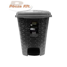 Szemetes 12L rattan pedálos Poly time E-253