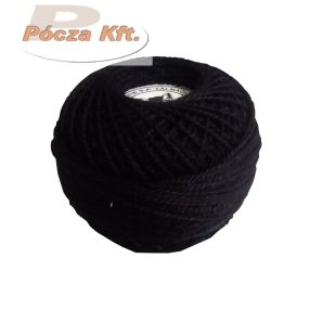 Hímzőfonal 10g fekete cicás 7403