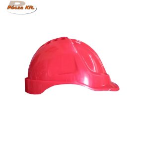   Munkavédelmi sisak piros sisakszíjjal 4-pontos PST ABS YS-7 H44C