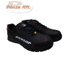 Munkavédelmi cipő Dunlop Matt fekete komp-kevlár S3 ESD 