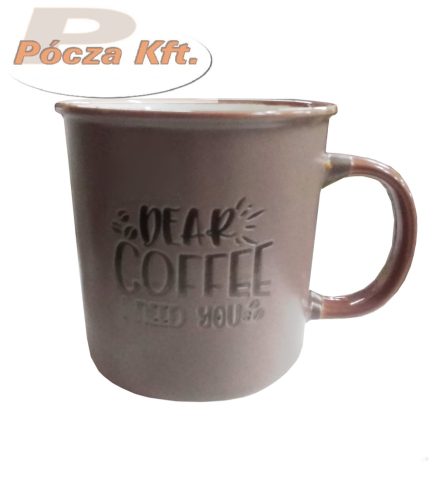 Bögre porcelán Coffee 710ml