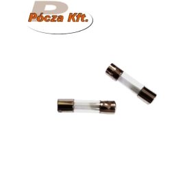 Üvegbiztosíték 5x20mm 6,3A gyors