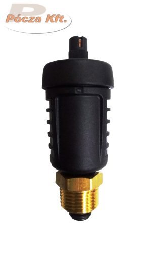 Radiátor légtelenítő szelep 1/2" műanyag+biztonsági szelep AFRISO