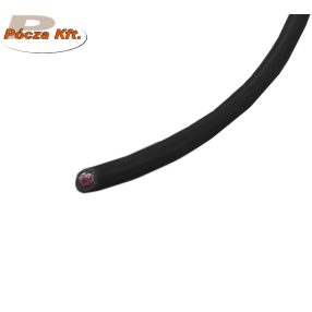 MKh 4mm2 rézvezeték hajlékony FEKETE