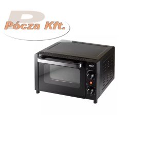Minisütő fekete termosztátos, 9L