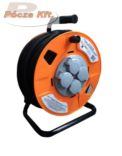 Elektromos hosszabbító Kábeldobon 3x1,5mm2 gumikábellel (Kültéri)