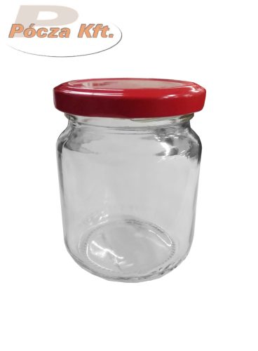 Befőttes üveg 220ml fém tetővel