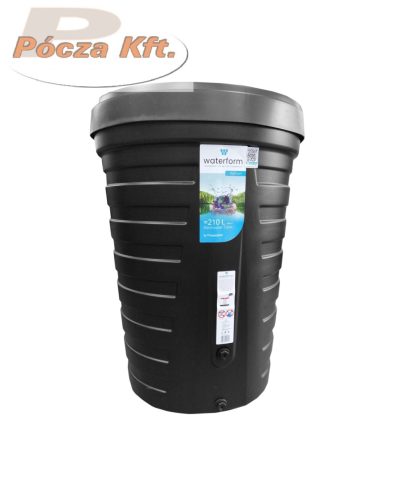Esővízgyűjtő+tető 210L csappal