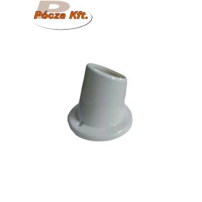 Foglalat E27 műanyag fehér talpas ferde