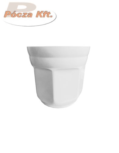 Kaspó Éva 17cm fehér müa.