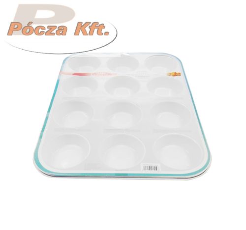 Muffinsütő kerámia 12adagos KORONA