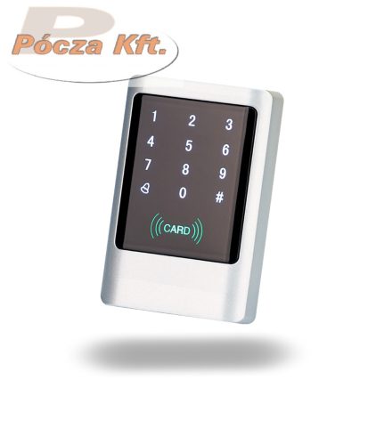 Számkódos beléptető fém RFID olvasóval 6db CON-TAG-el