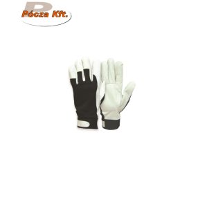 SS-8012 rakodó kecskebőr tépőzáras védőkesztyű