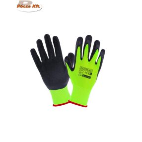 PROC X-Latos neon mártott védőkesztyű