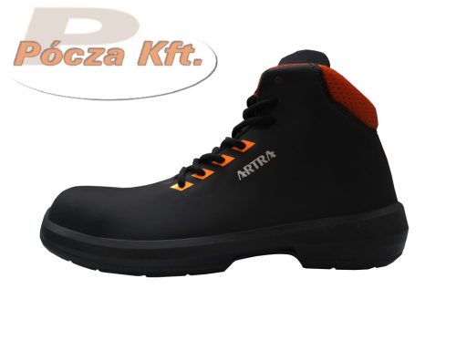 ARENZANO fekete kompozit-kevlár S3 munkavédelmi bakancs Artra