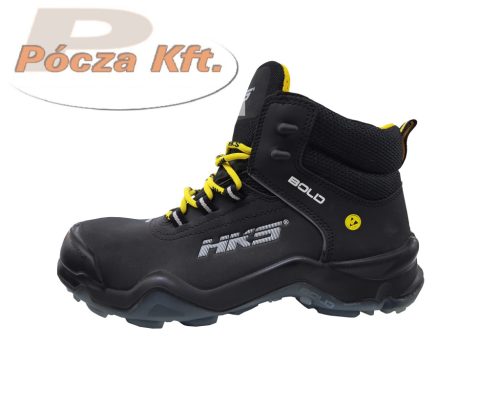 Munkavédelmi bakancs HKS DRIVE 1VTP S3 fekete-sárga