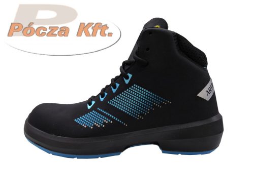 ARRIVAL fekete-kék S3 munkavédelmi bakancs Artra