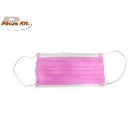 Arcmaszk 4 rétegű eldobható rózsaszín