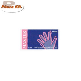 Gumikesztyű Maxter kék nitril XL-es
