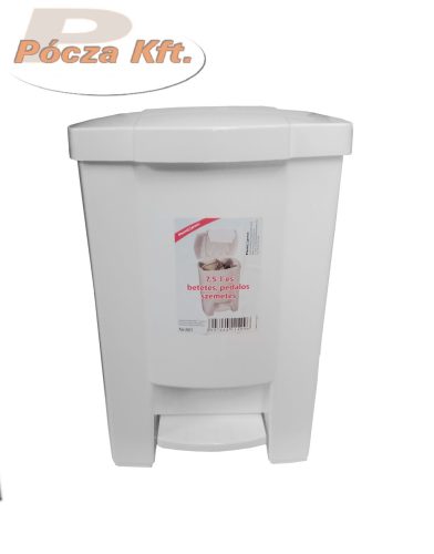Pedálos szemetes 7,5L műanyag Plastexpress