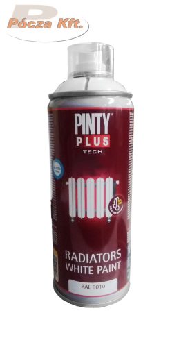 Pinty Plus Tech radiátor spray fehér 400ml RAL9010