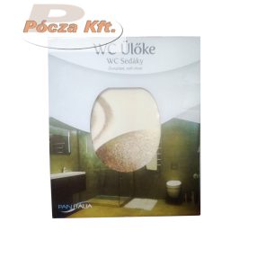 WC ülőke légrúgós kavicsos bézs