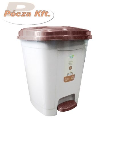 Pedálos szemetes 12L műanyag PolyTime