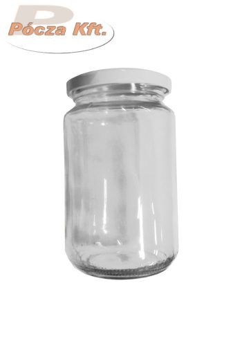 Befőttes üveg 370ml fém tetővel