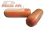 Schuller Soft Flock teddy henger 110x35mm narancs
