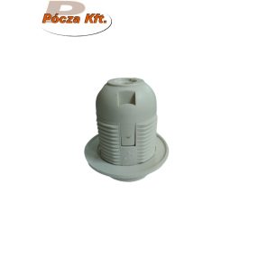 Foglalat E-27 fehér műanyag gyűrűvel csillárfoglalat