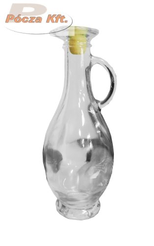 Ecet-olajtartó üveg hasas,füles,0,5L,EGIZIA