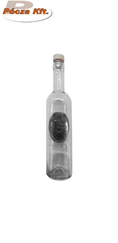 Bora üveg 0,5L Boldog Születésnapot ón,arany címkés