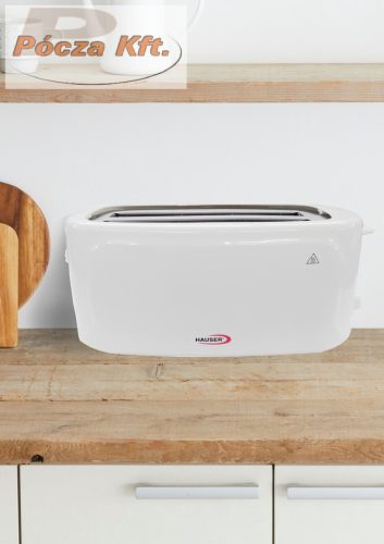 Kenyérpirító Hauser fehér T-244A