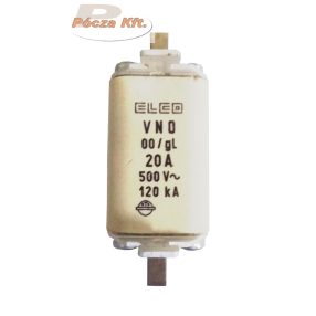 NH00/000 gL/Gg késes olvadóbiztosító 20A