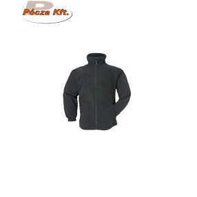 Urgent 470g fekete pulóver polár cipzáros vastag