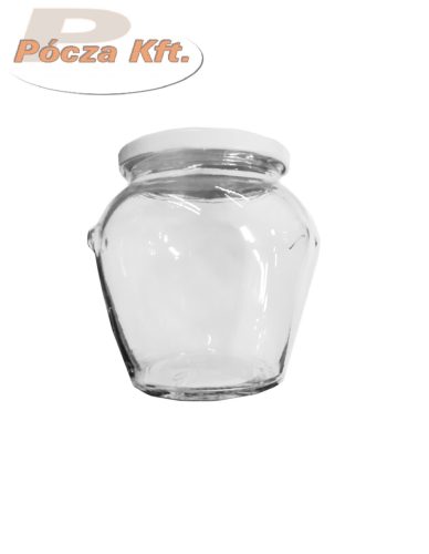 Mézes csupor 580ml fém tetővel