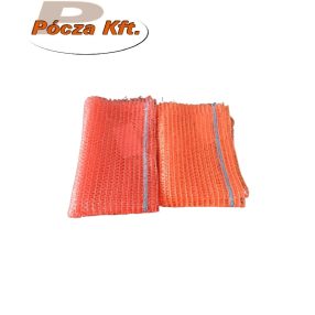 Raschel zsák 50x80 PIROS krumpliszsák