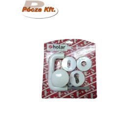 Ajtókilincs cimkével kívül gombos fehér