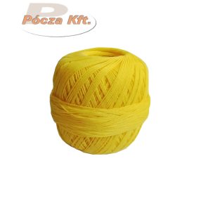 Gründl 10 horgoló fonal sárga 50gr