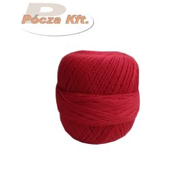 Gründl 10 horgoló fonal piros 17 50gr