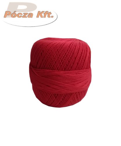 Gründl 10 horgoló fonal piros 17 50gr