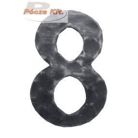 Házszám 8-as kovácsoltvas KIFUTÓ