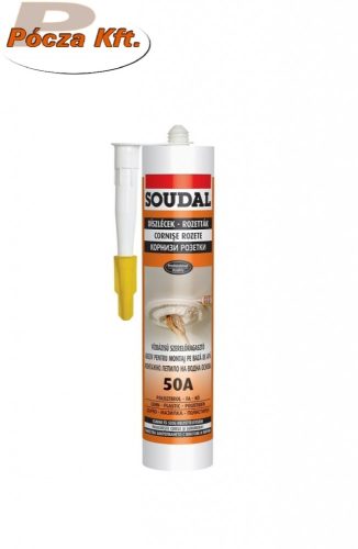 Soudal építési szerelőragasztó oldószermentes 280ml